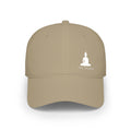 Low Profile Baseball Cap - Minimal Buddha "Stay Balanced" Meditation Hat