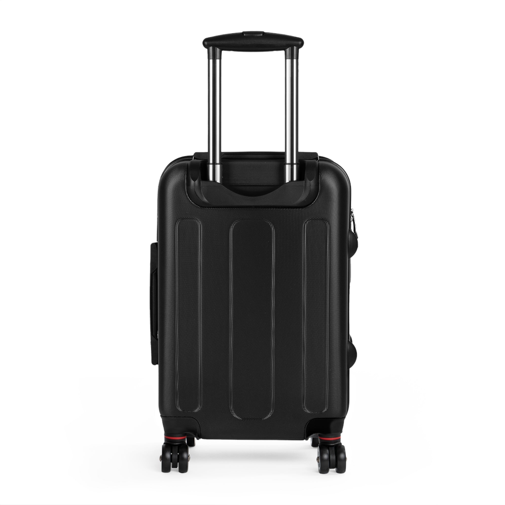 Bold Typographic Suitcase - Modern Black & White Travel Luggage with 'MADURA' Design