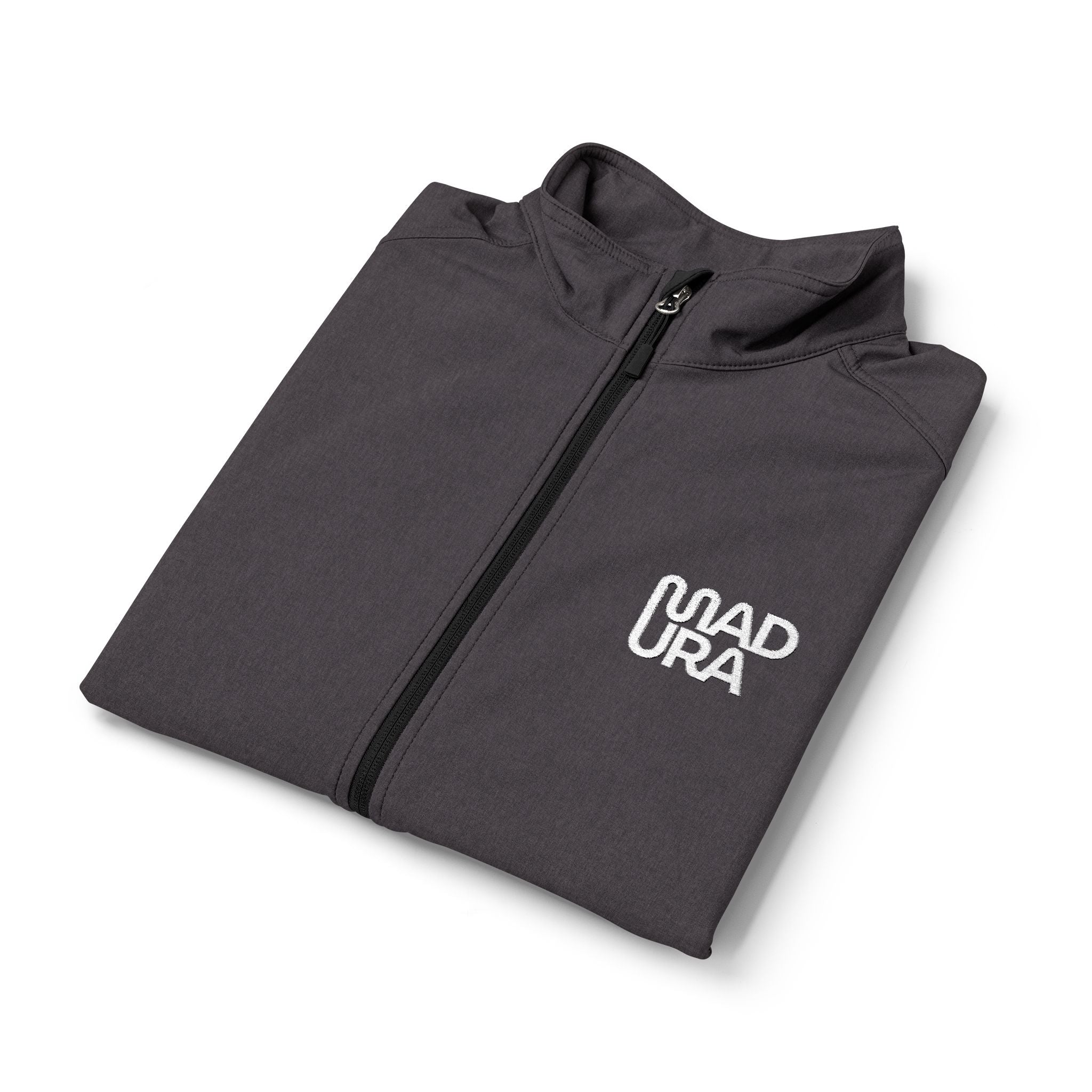 Men's Soft Shell Vest — Minimal 'Dad Vibe' Chest Logo, Water-Resistant Outdoor Layer
