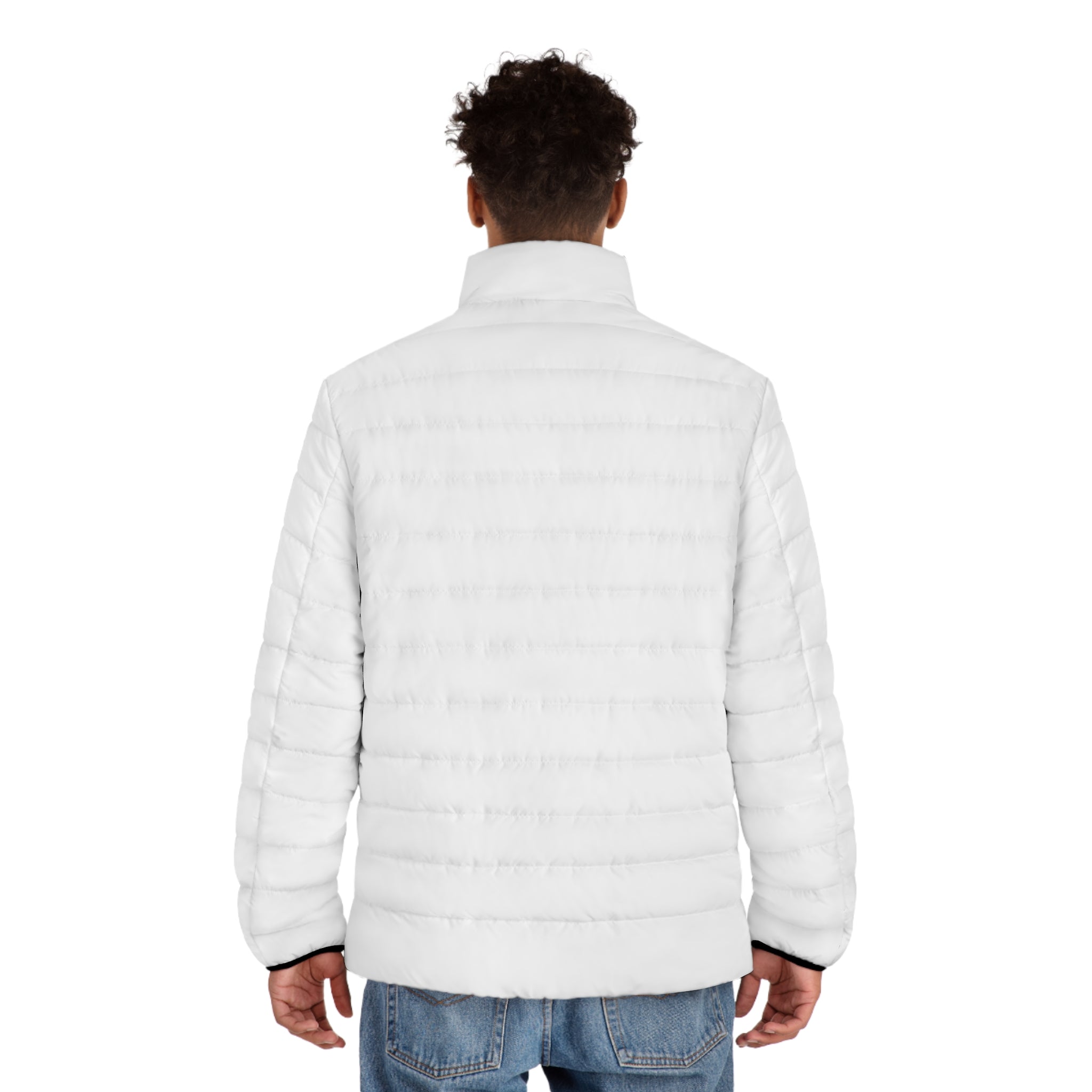 Puffer Jacket — 'MADURA' Minimal Logo Quilted Insulated Coat
