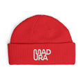 Cuff Beanie — Embroidered "Mad Ura" Streetwear Knit Hat