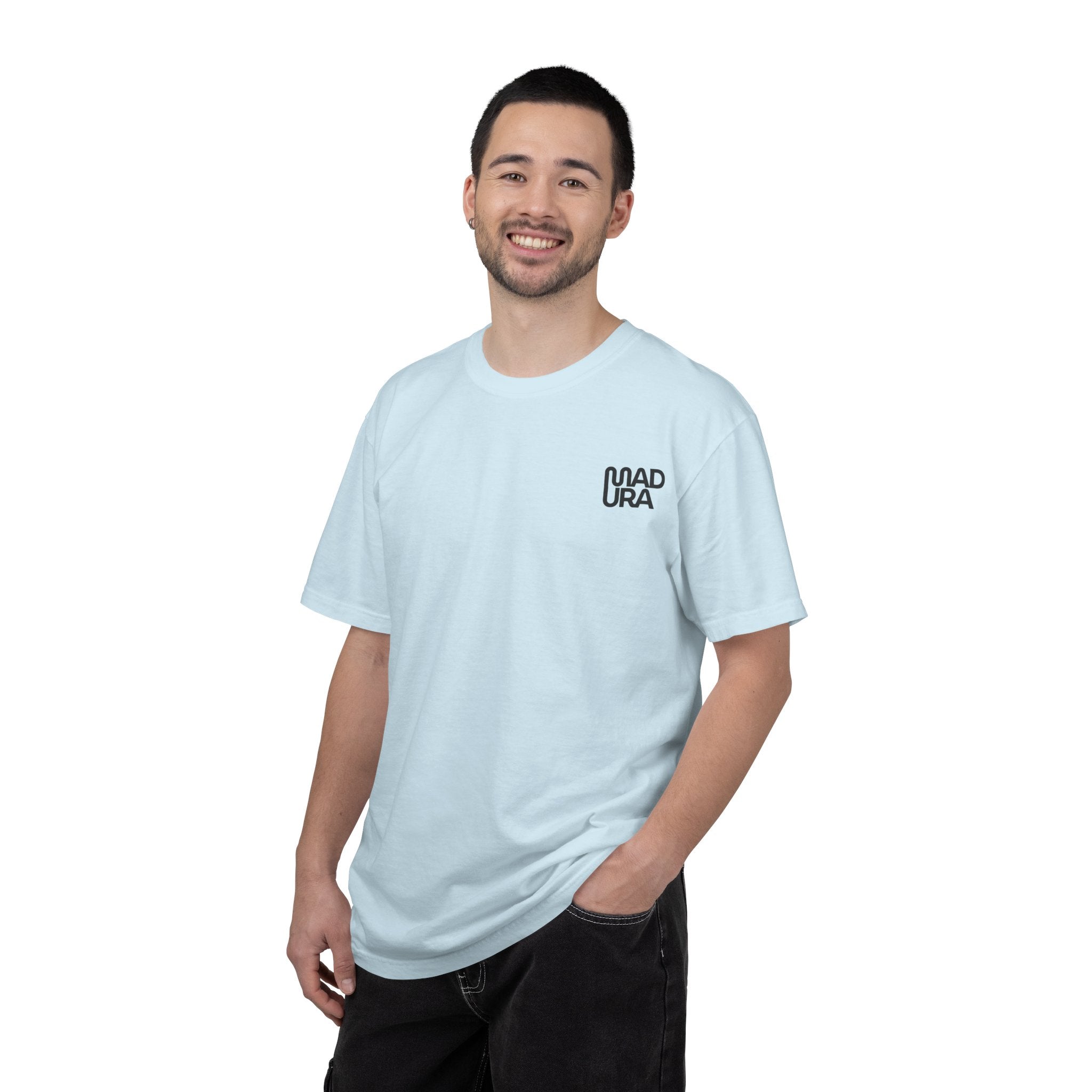 Minimalist "NADURA" Chest Logo T-Shirt — Simple Graphic Tee