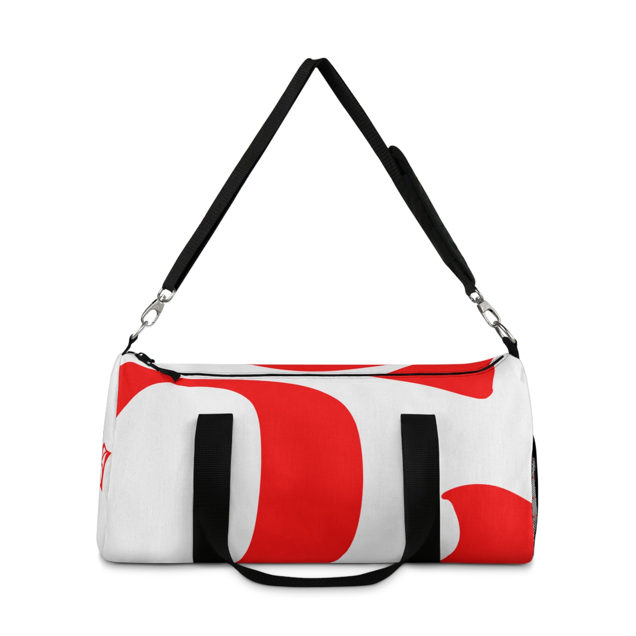 Red Wave Duffel Bag — Bold Travel Gym Weekender