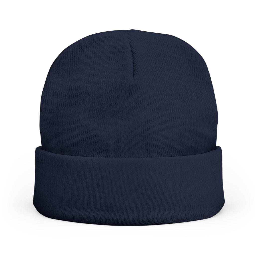 Embroidered 'MADURA' Knit Beanie — Cozy Winter Hat, Minimal Logo Cuffed Beanie