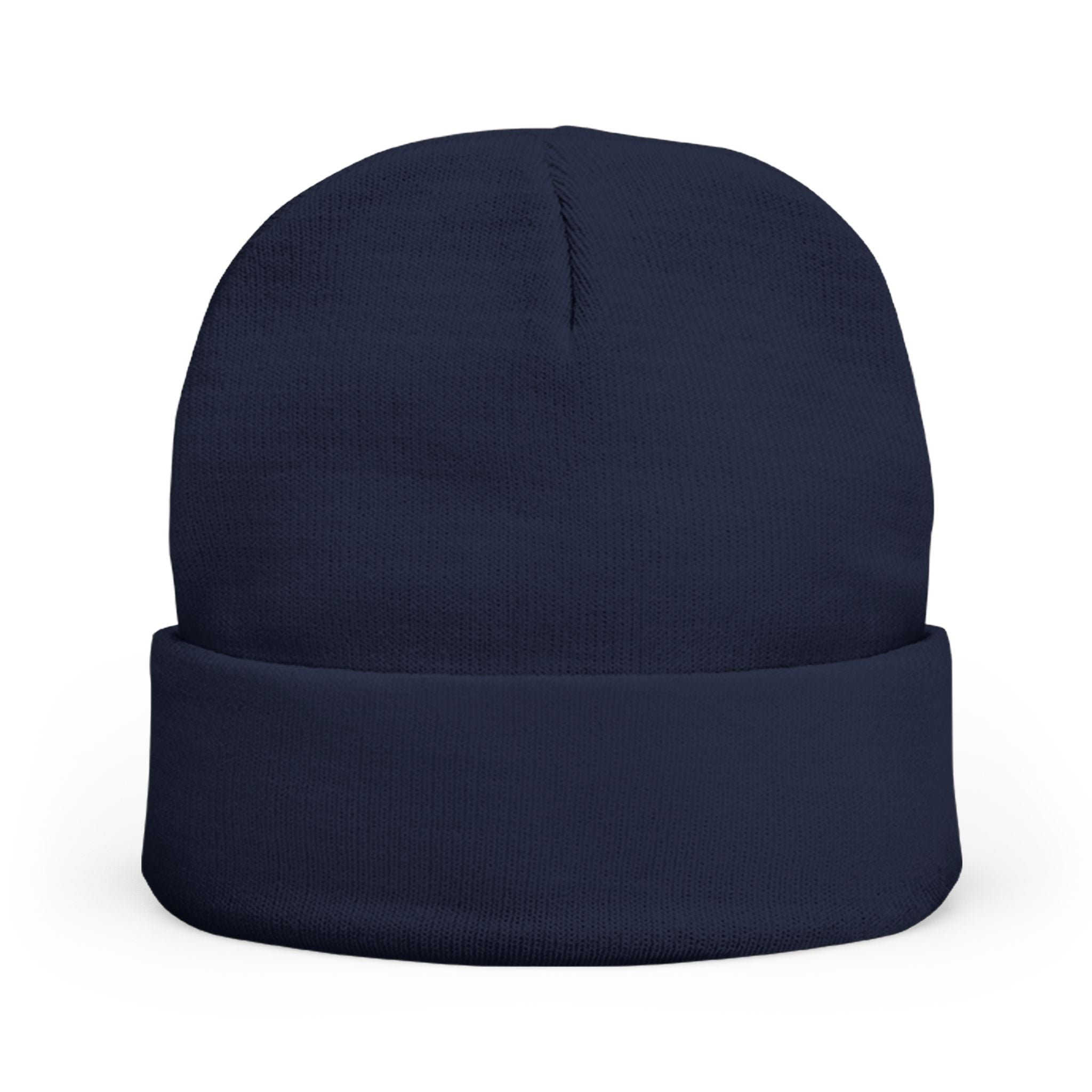 Embroidered 'MADURA' Knit Beanie — Cozy Winter Hat, Minimal Logo Cuffed Beanie