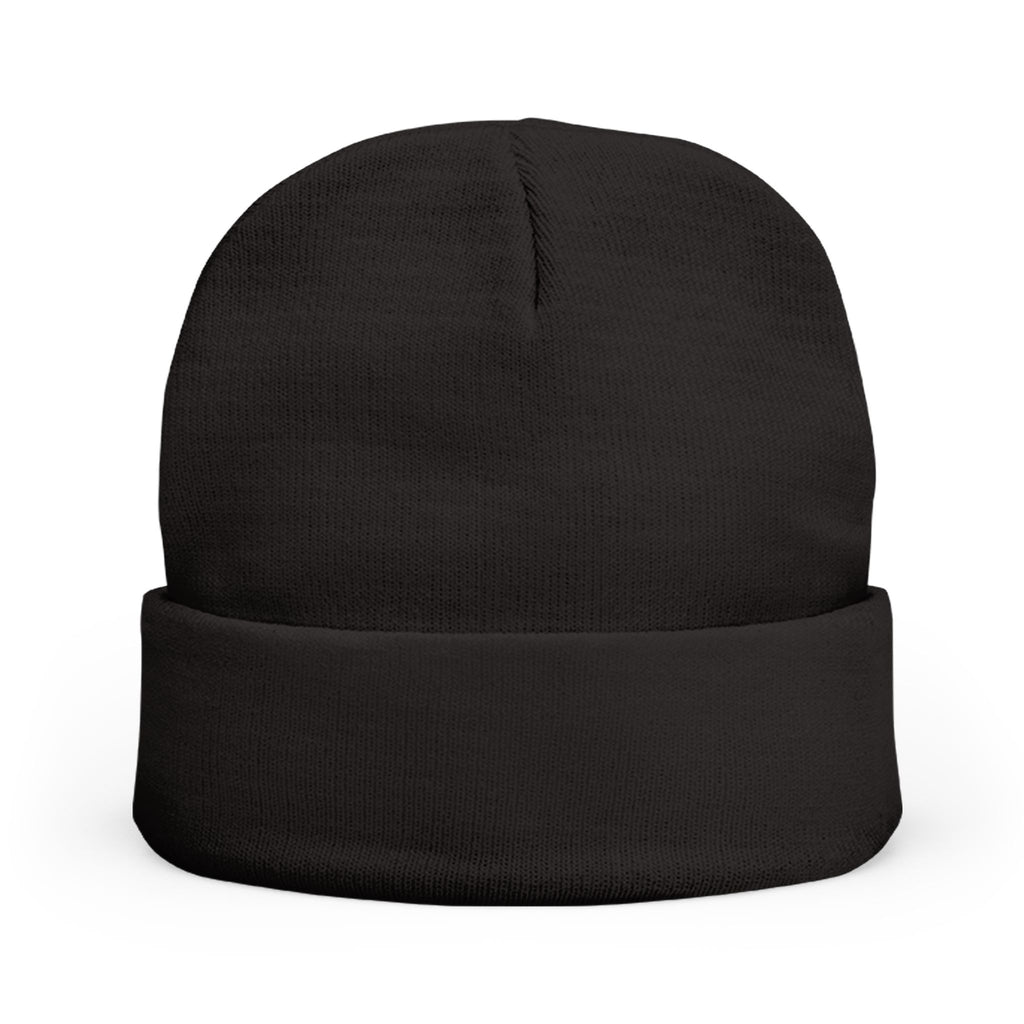 Embroidered 'MADURA' Knit Beanie — Cozy Winter Hat, Minimal Logo Cuffed Beanie