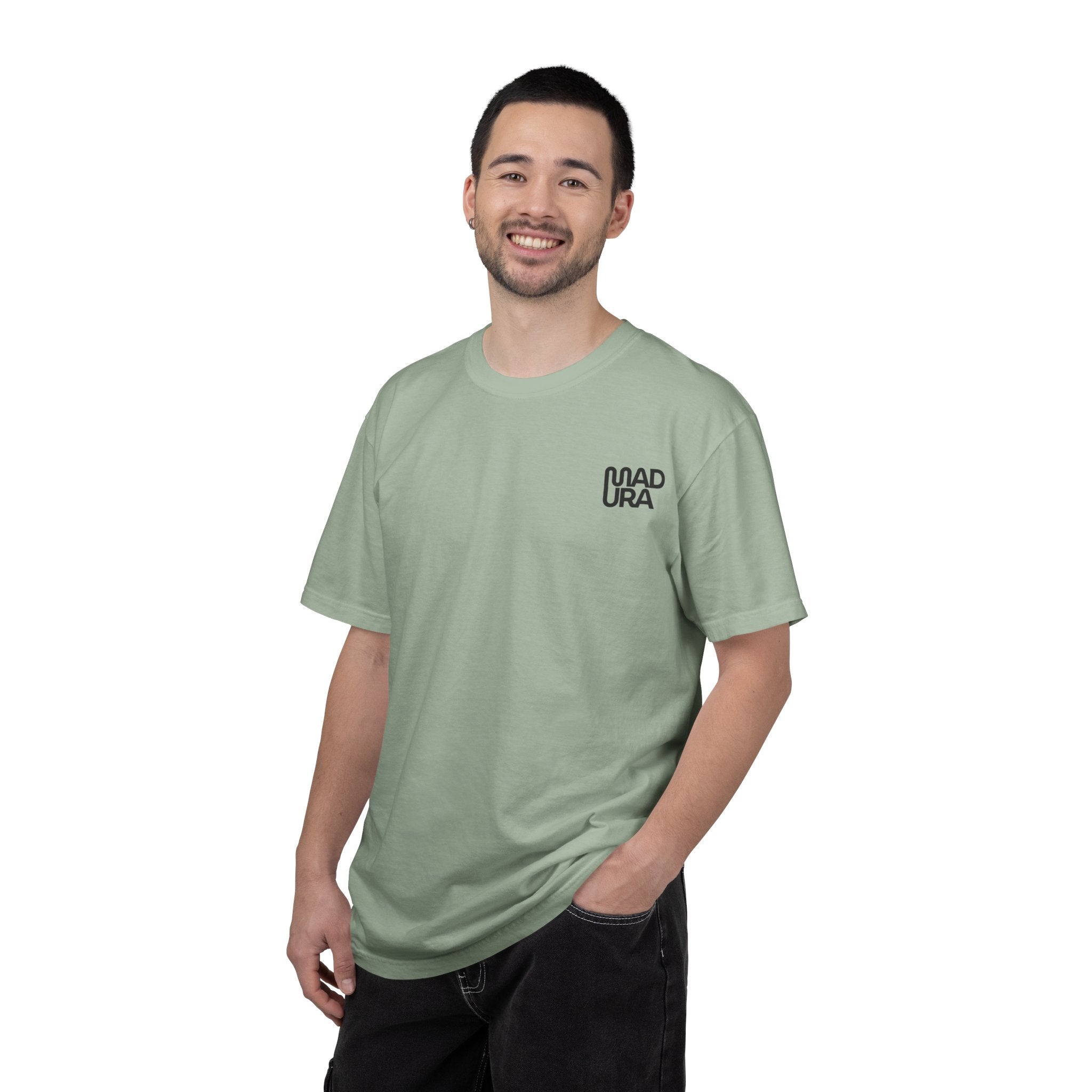 Minimalist "NADURA" Chest Logo T-Shirt — Simple Graphic Tee
