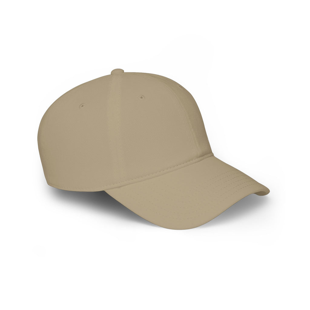 Low Profile Baseball Cap - Minimal Buddha "Stay Balanced" Meditation Hat