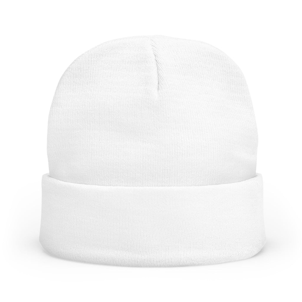 Embroidered 'MADURA' Knit Beanie — Cozy Winter Hat, Minimal Logo Cuffed Beanie