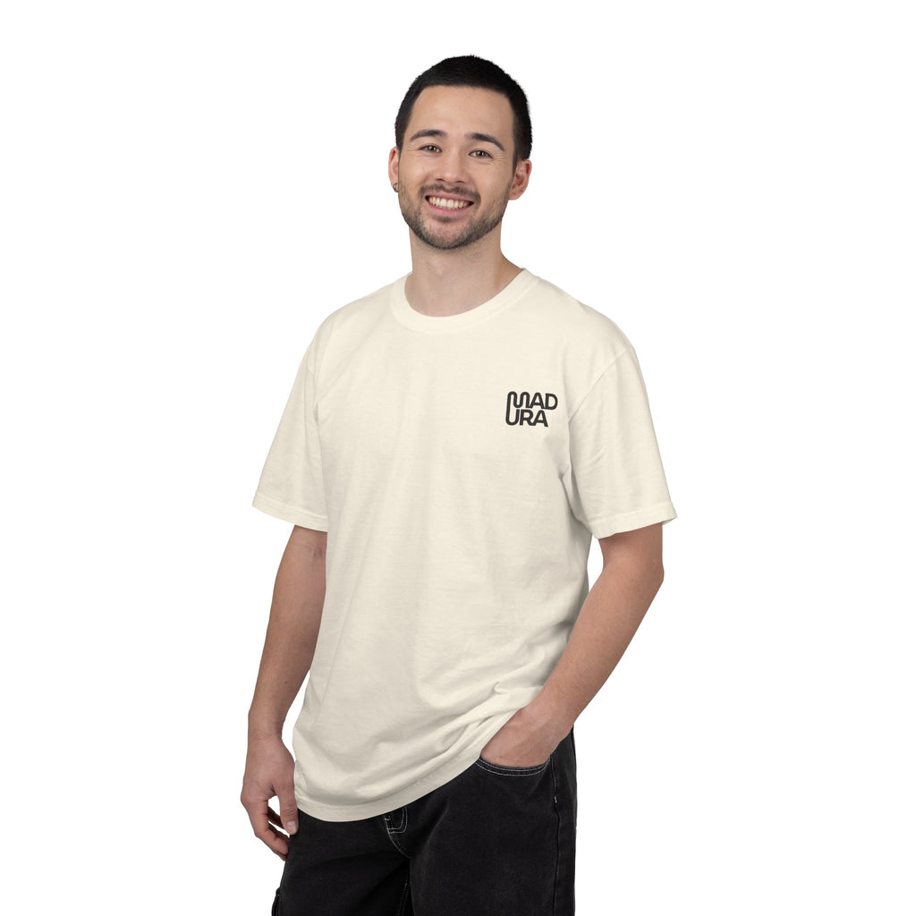 Minimalist "NADURA" Chest Logo T-Shirt — Simple Graphic Tee