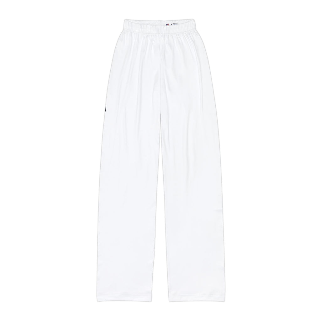 Kids Lounge Pants — White "Road Tour" Graphic Joggers