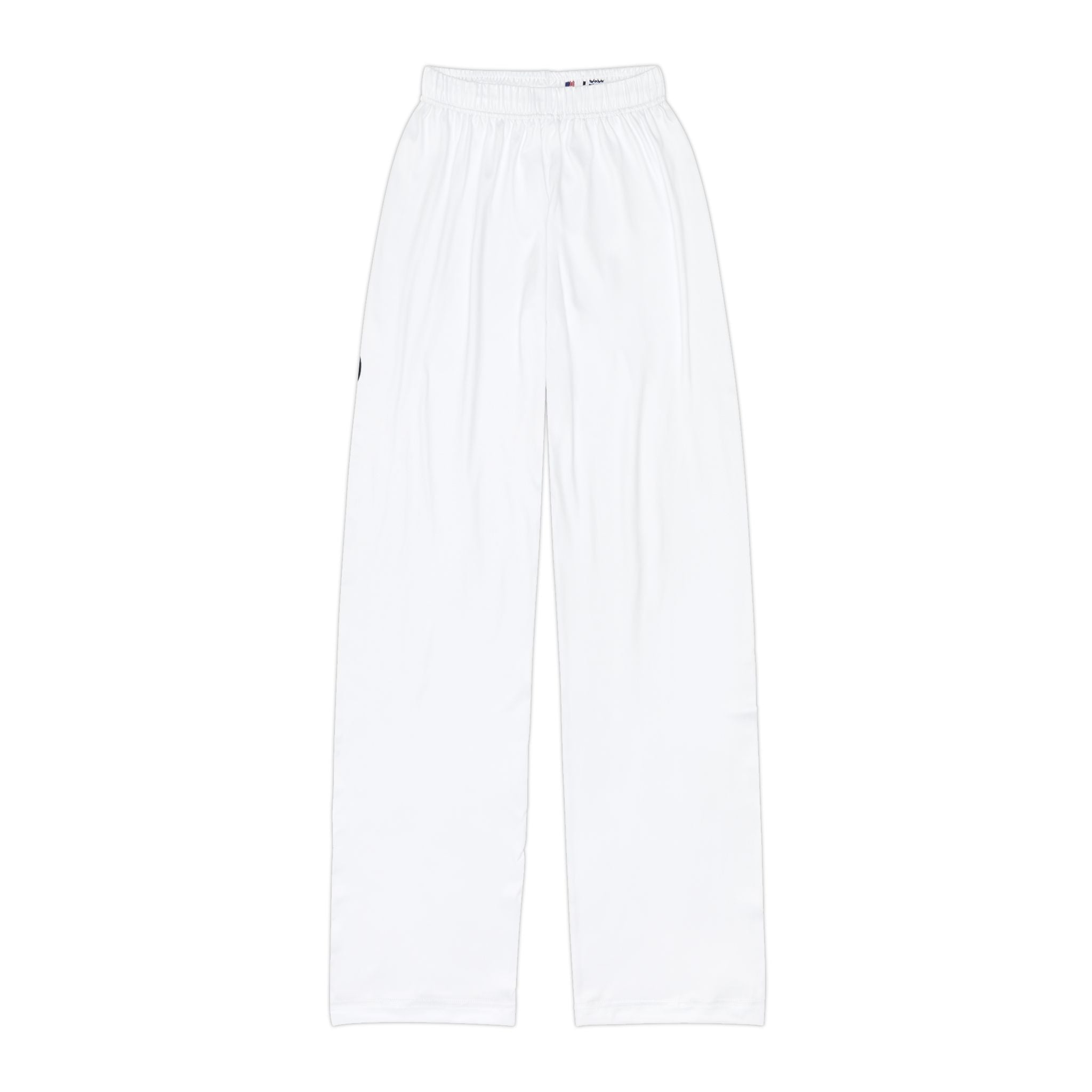 Kids Lounge Pants — White "Road Tour" Graphic Joggers