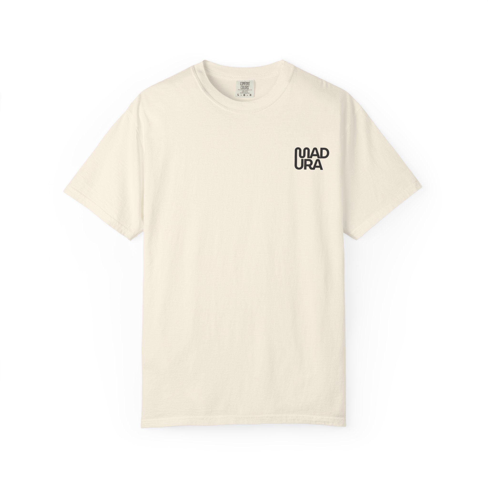 Minimalist "NADURA" Chest Logo T-Shirt — Simple Graphic Tee