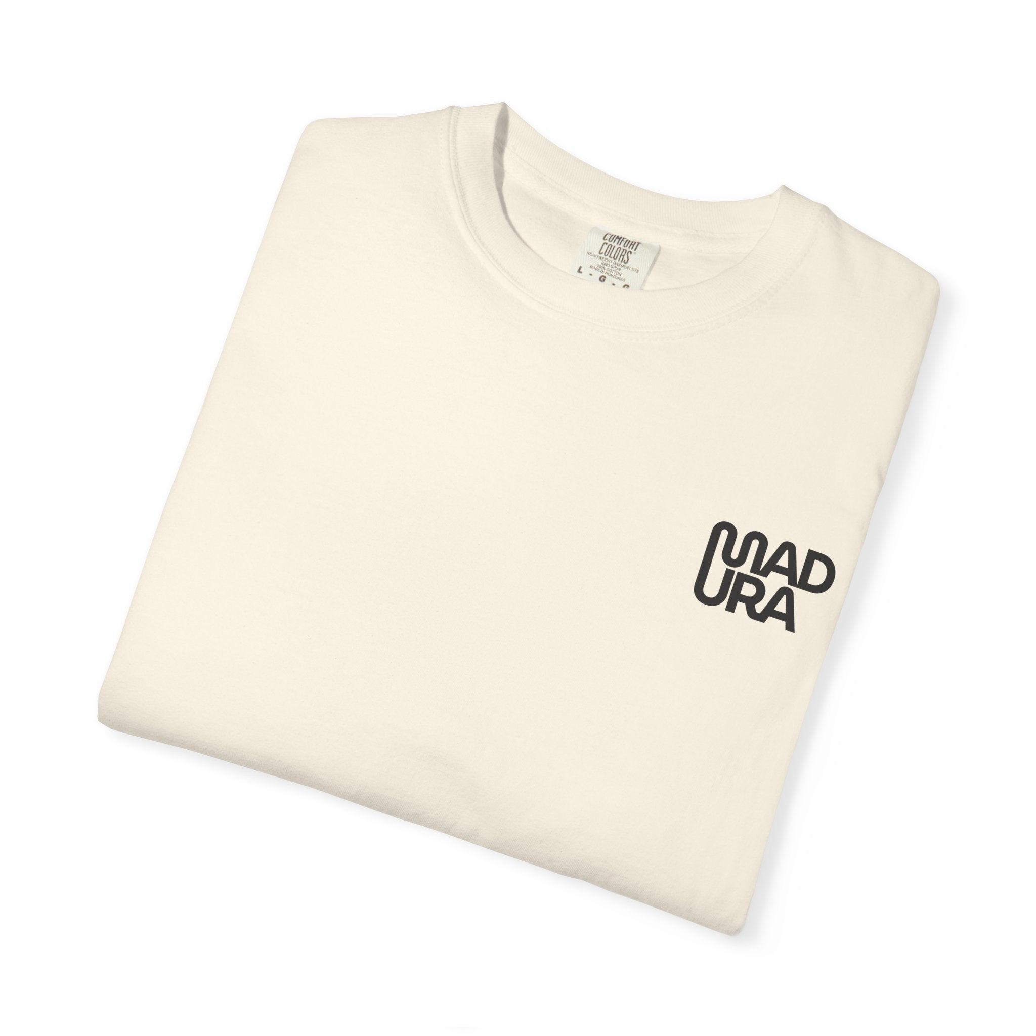 Minimalist "NADURA" Chest Logo T-Shirt — Simple Graphic Tee