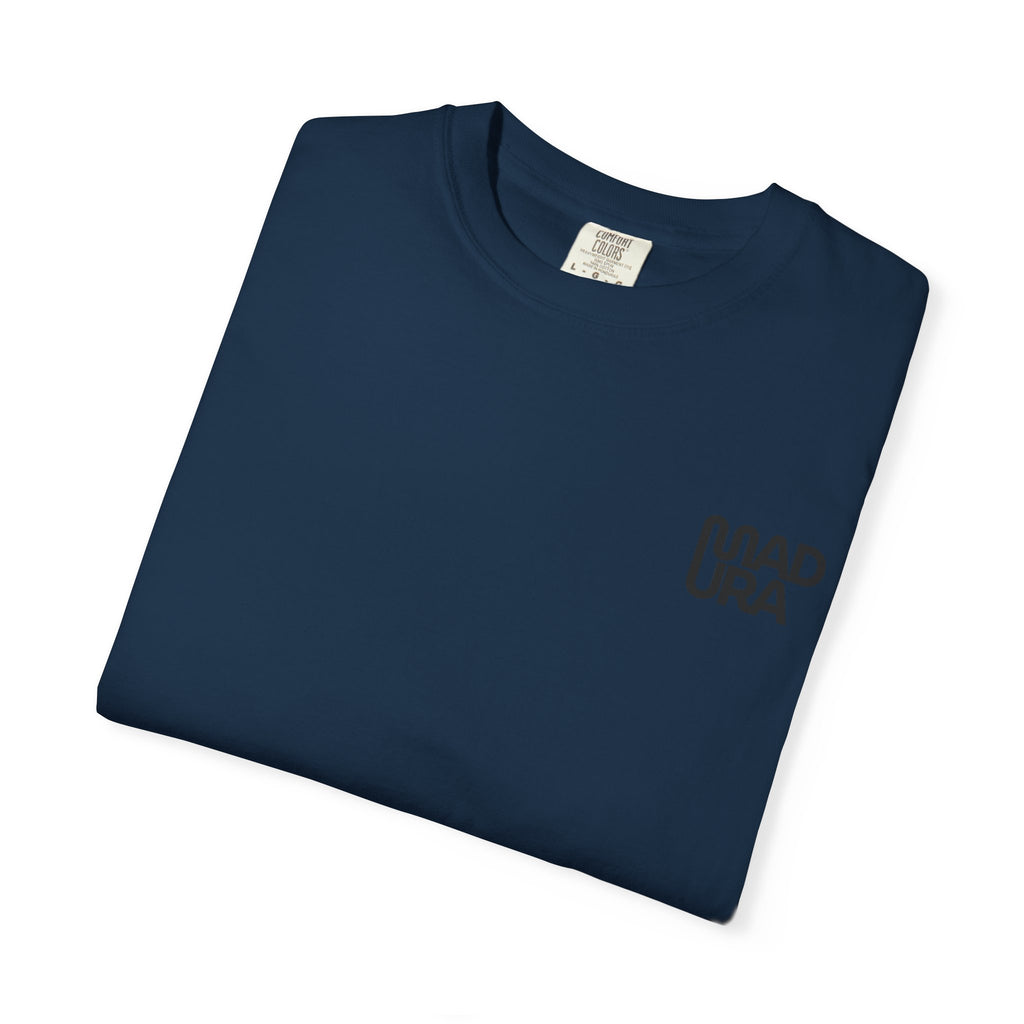 Minimalist "NADURA" Chest Logo T-Shirt — Simple Graphic Tee
