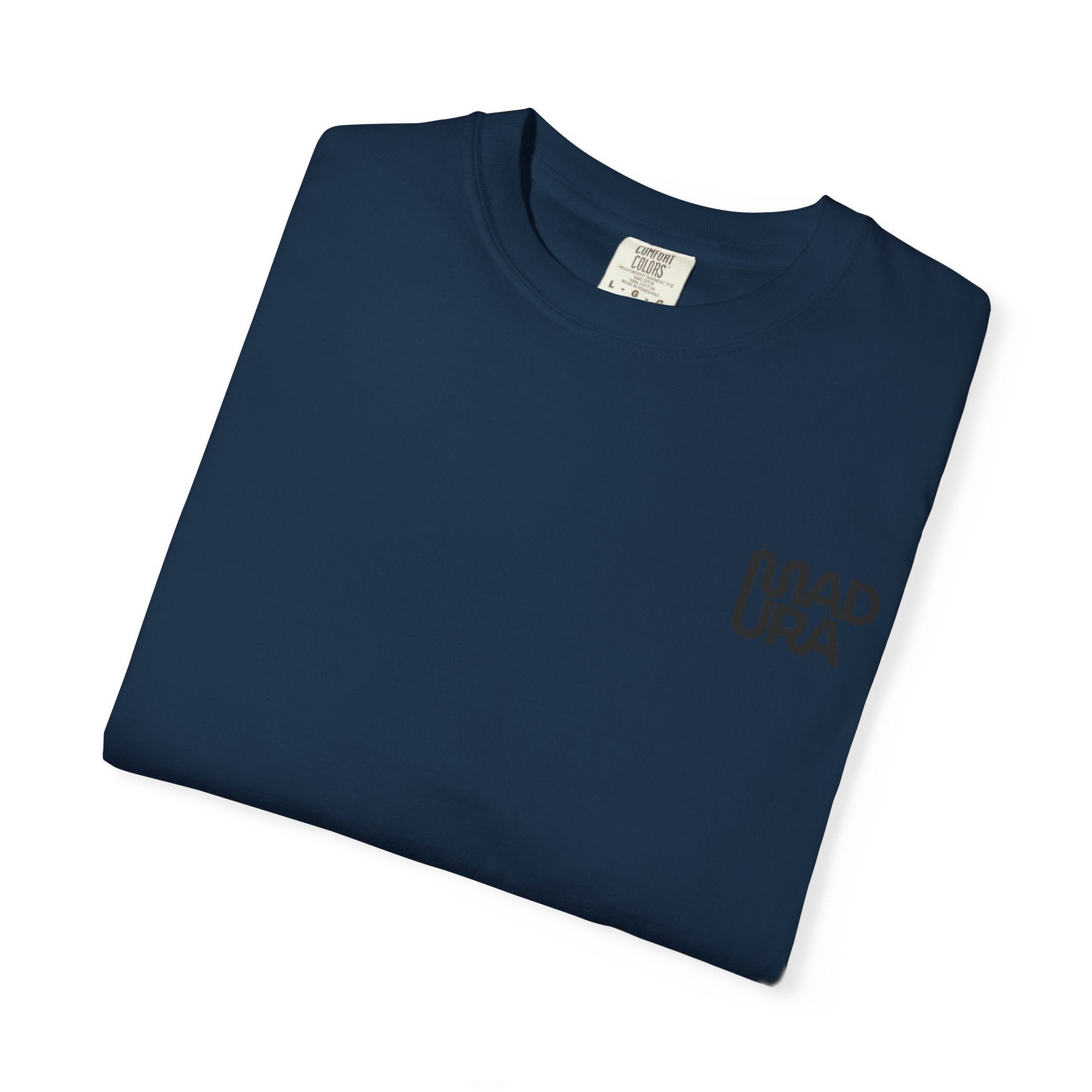 Minimalist "NADURA" Chest Logo T-Shirt — Simple Graphic Tee