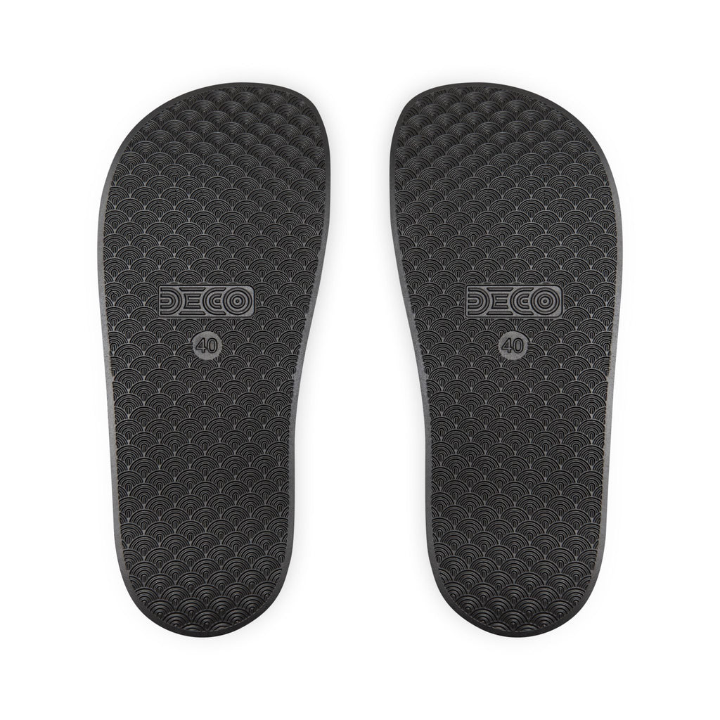 Women's Removable-Strap Slide Sandals — Customizable White Strap Casual Pool & Beach Slides