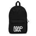 Madura Logo Backpack — Minimal Black Logo Daypack