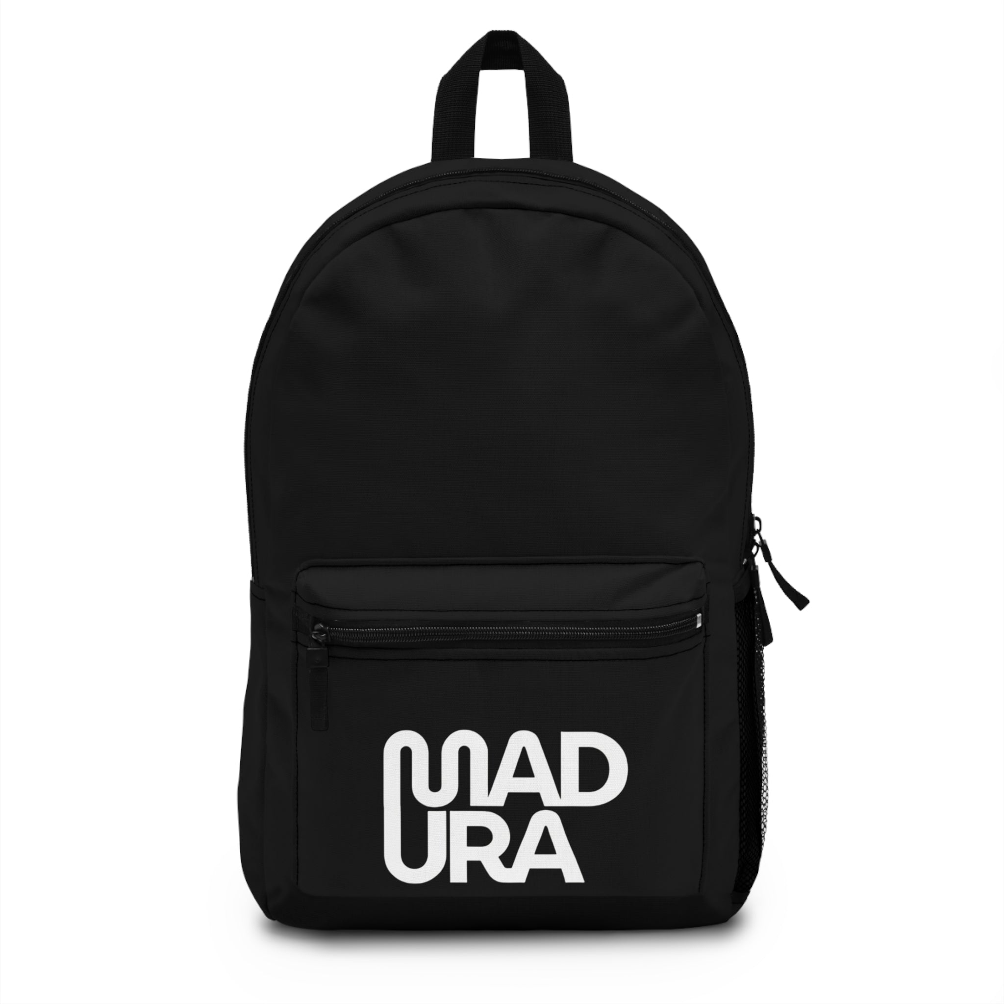 Madura Logo Backpack — Minimal Black Logo Daypack