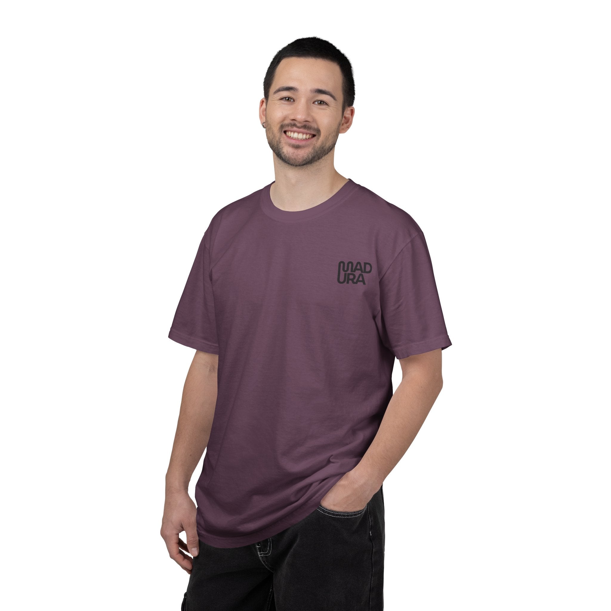 Minimalist "NADURA" Chest Logo T-Shirt — Simple Graphic Tee