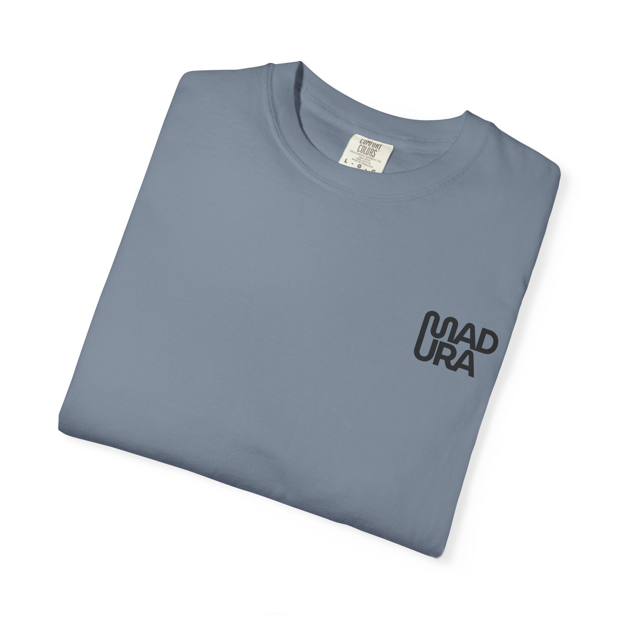 Minimalist "NADURA" Chest Logo T-Shirt — Simple Graphic Tee