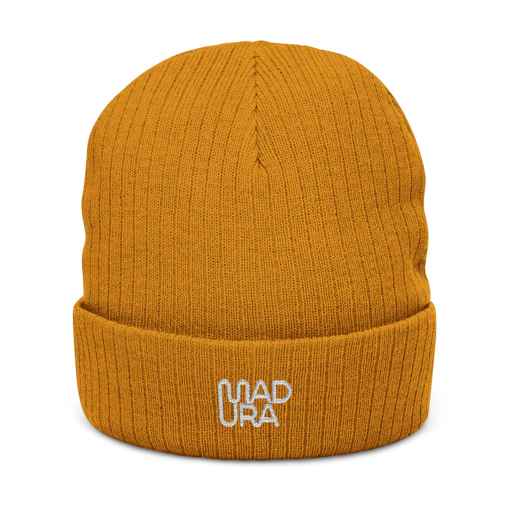 Ribbed Knit Beanie (Embroidery)