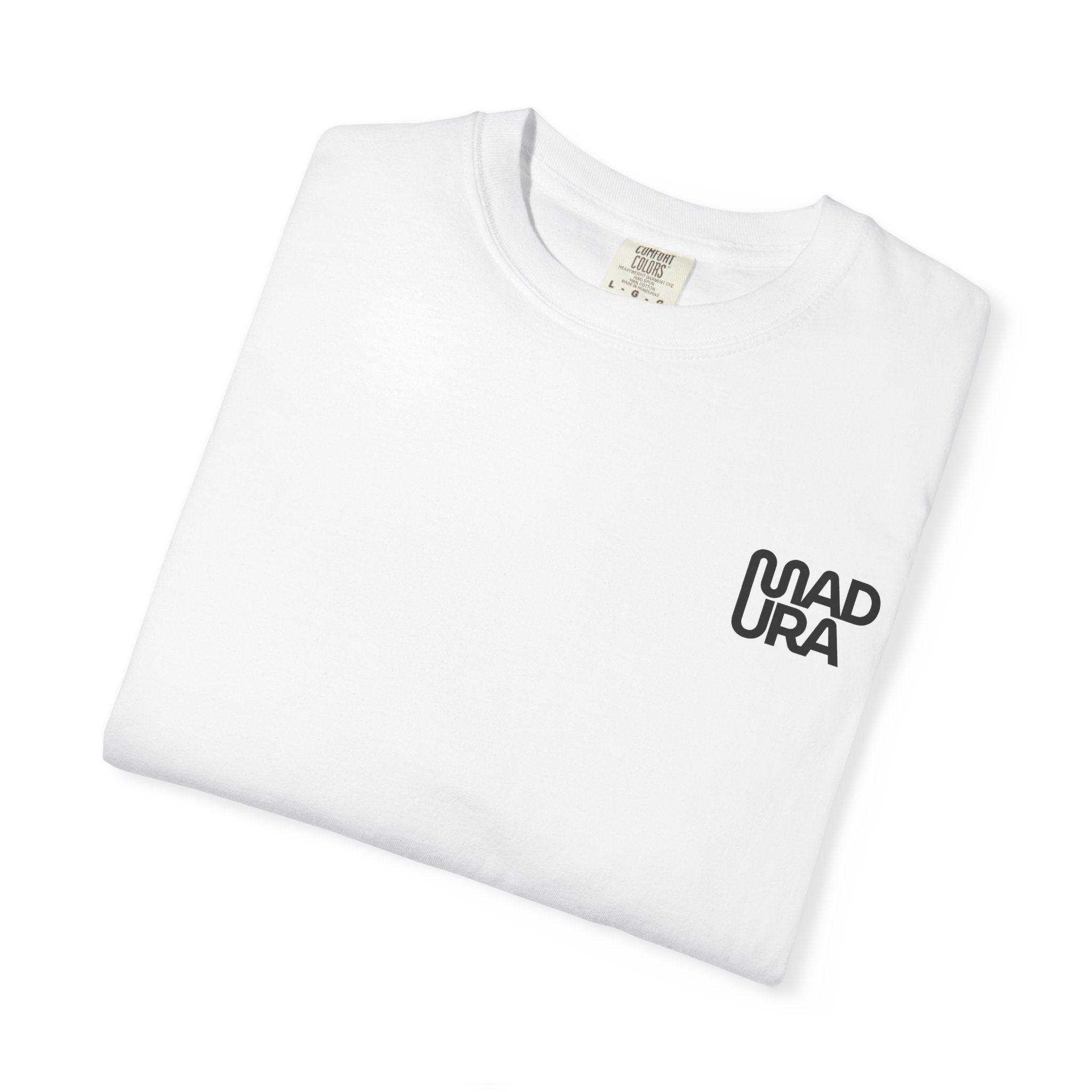 Minimalist "NADURA" Chest Logo T-Shirt — Simple Graphic Tee