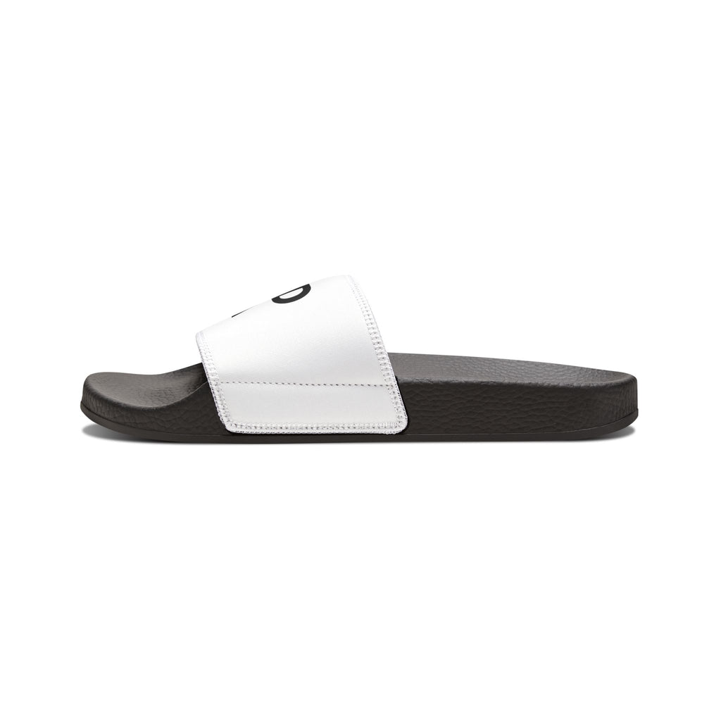 Women's Removable-Strap Slide Sandals — Customizable White Strap Casual Pool & Beach Slides