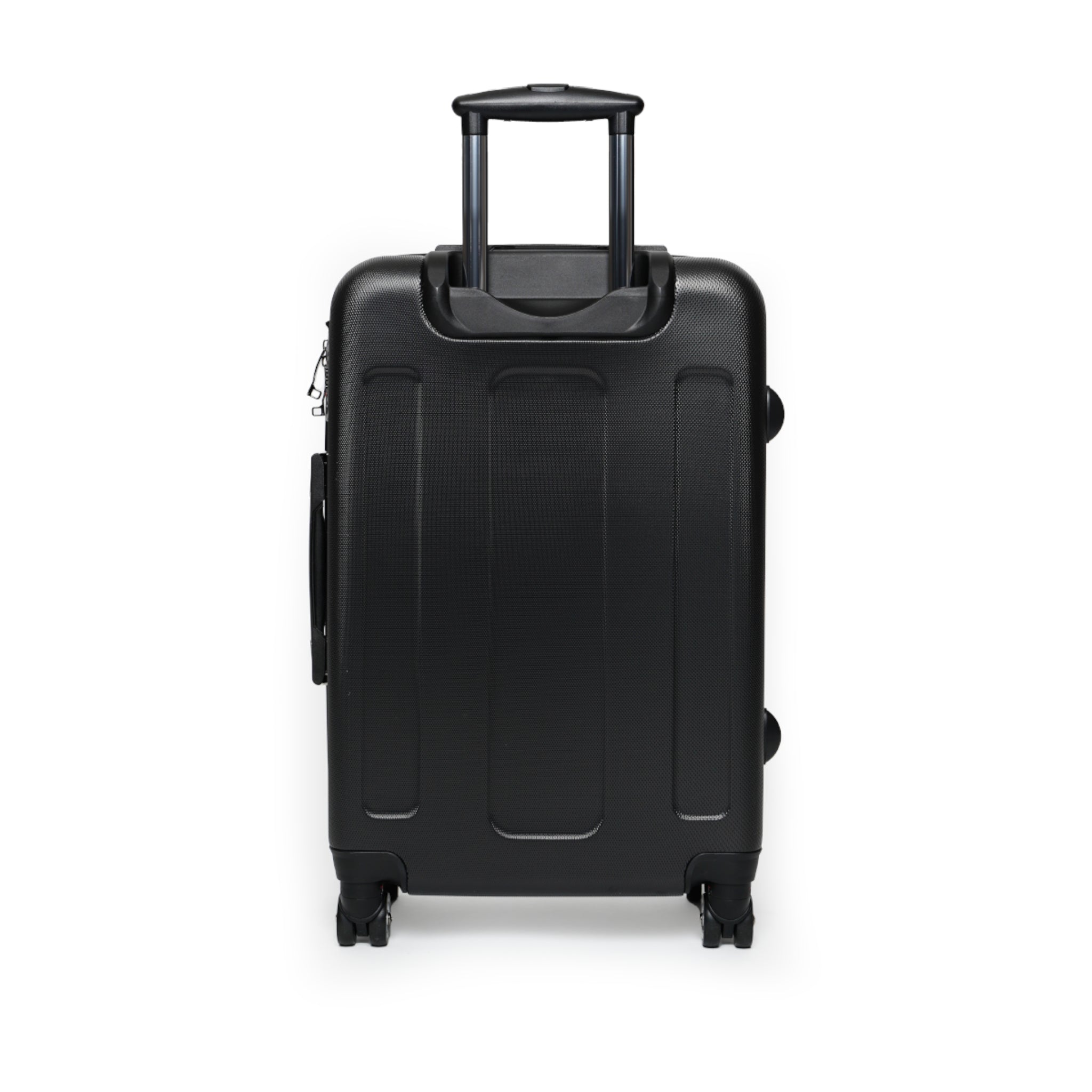 Bold Typographic Suitcase - Modern Black & White Travel Luggage with 'MADURA' Design