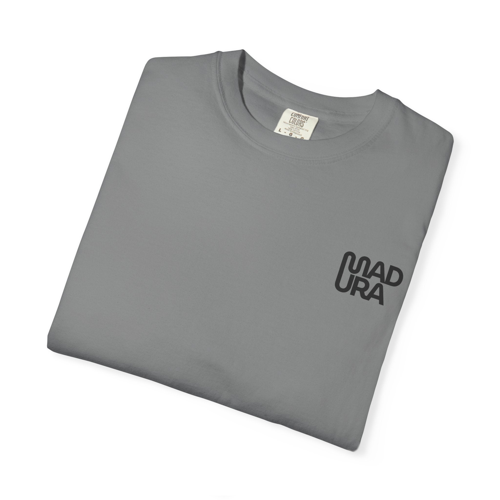 Minimalist "NADURA" Chest Logo T-Shirt — Simple Graphic Tee