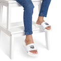 Youth Bear Graphic Slide Sandals — 'Stay Balanced' Removable-Strap Slides