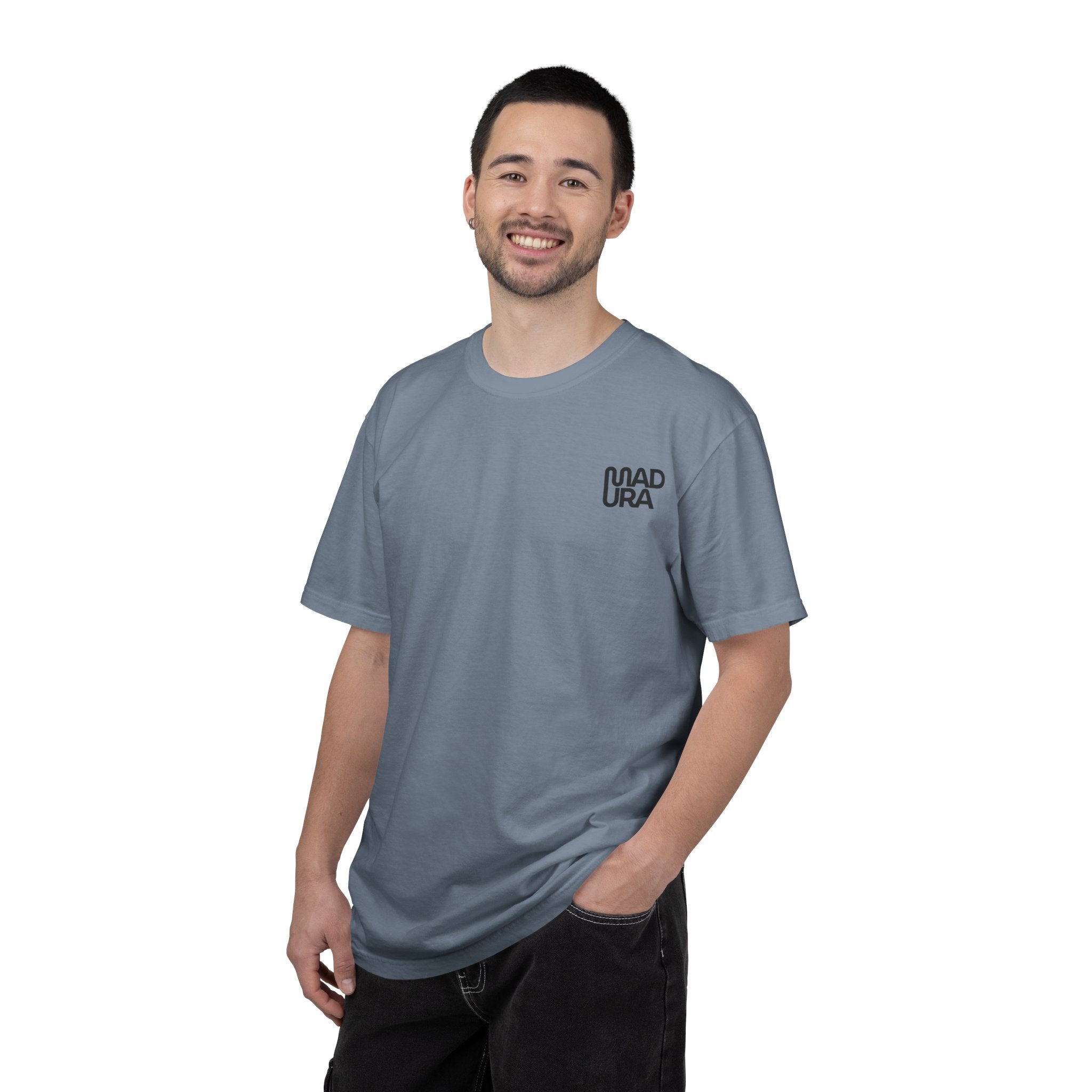 Minimalist "NADURA" Chest Logo T-Shirt — Simple Graphic Tee