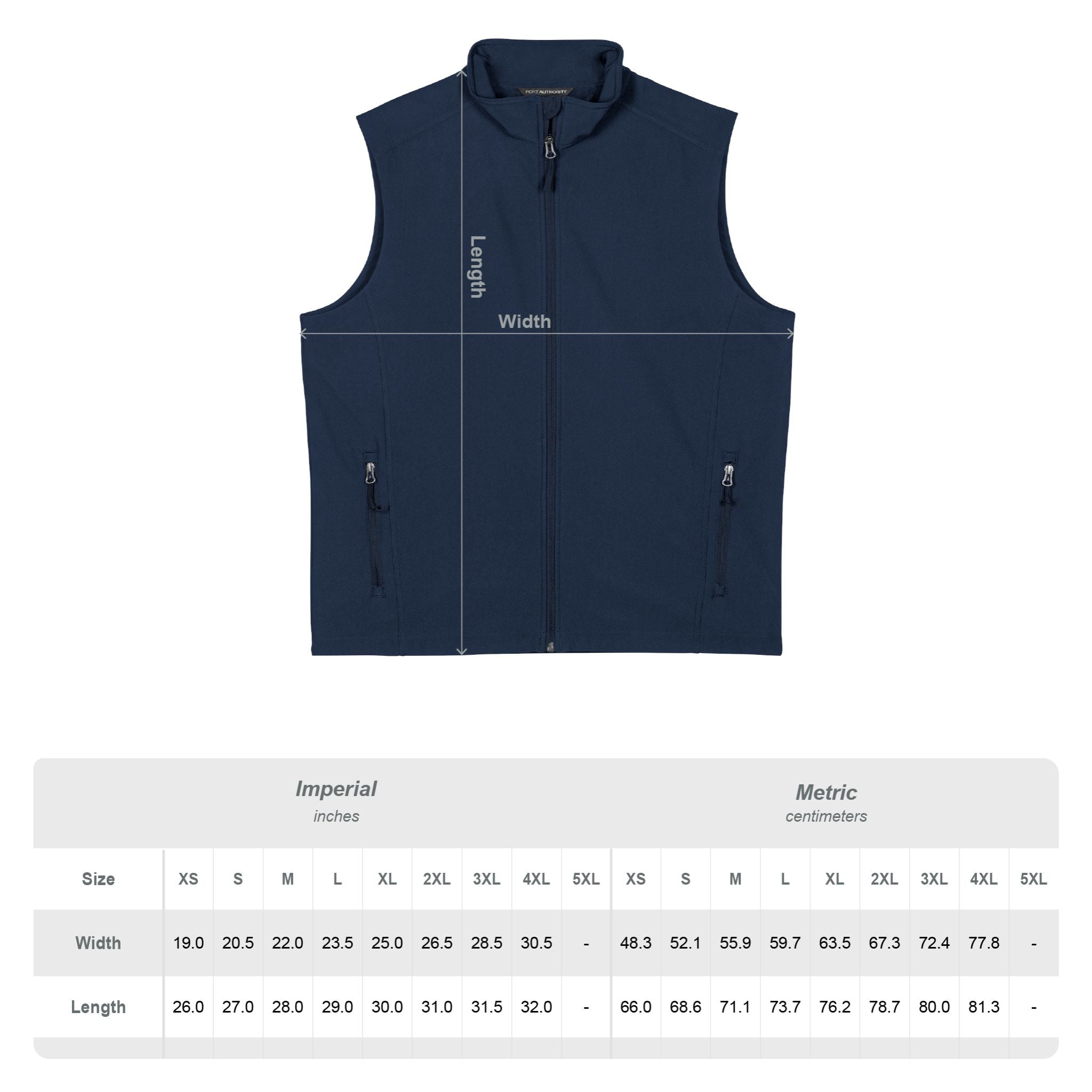 Men's Soft Shell Vest — Minimal 'Dad Vibe' Chest Logo, Water-Resistant Outdoor Layer