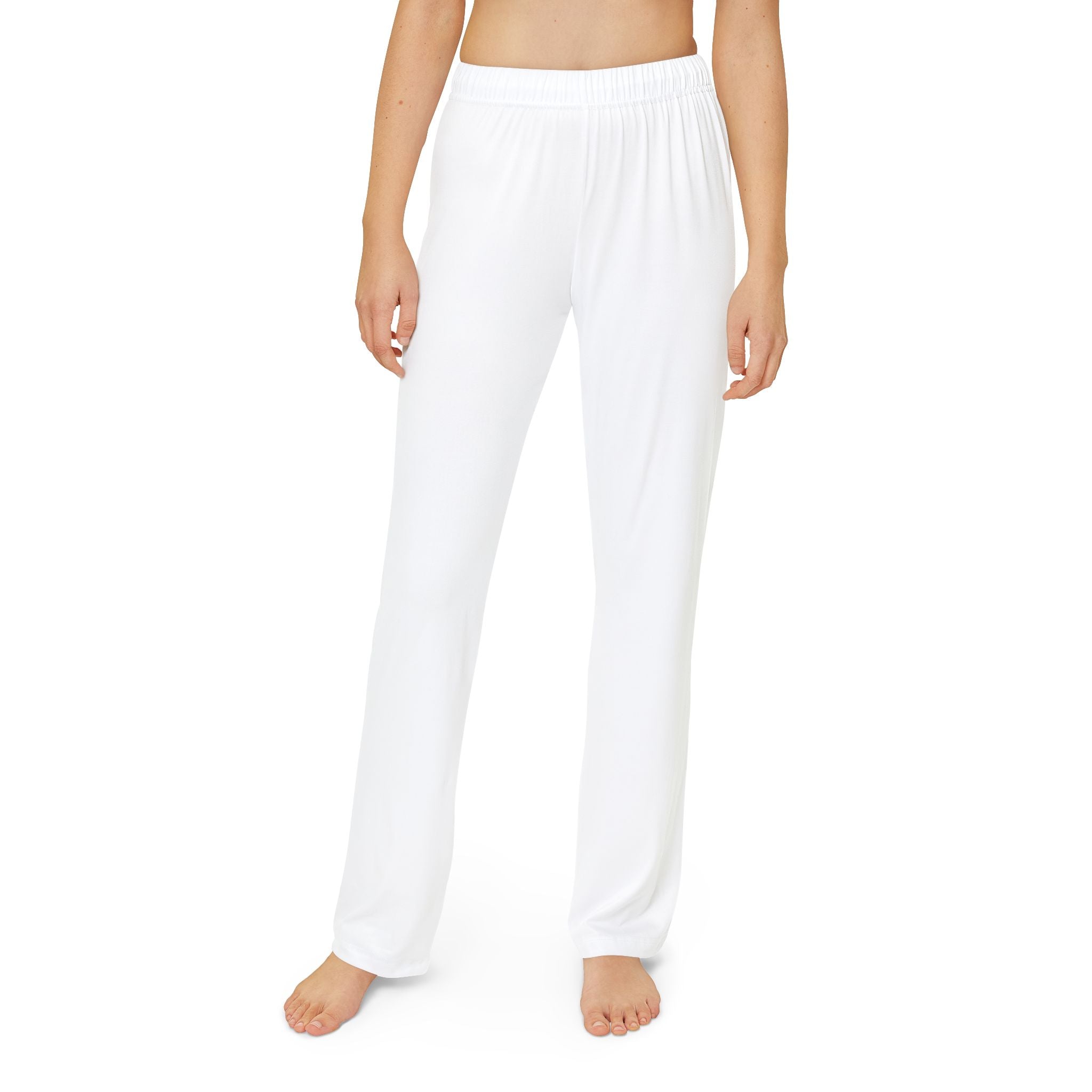 Kids Lounge Pants — White "Road Tour" Graphic Joggers